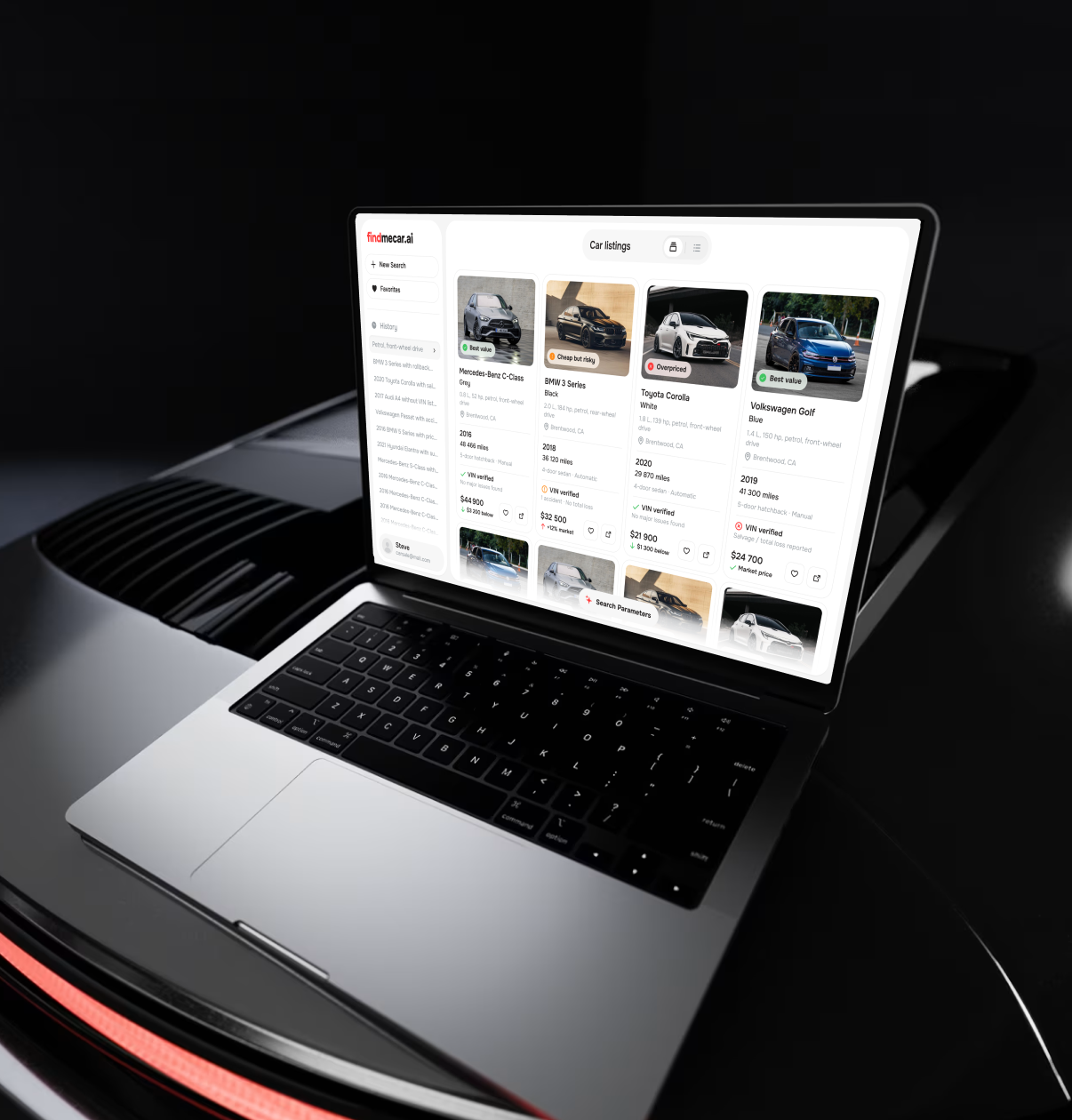 FindMeCar Web-App
